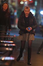 DAKOTA JOHNSON, EMMA ROBERTS , Michael Kors and Lance LePere at Via Carota in New York 11/14/2023