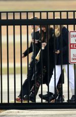 DAKOTA JOHNSON Getting on a Helicopter in Hamptons 11/26/2023