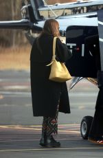 DAKOTA JOHNSON Getting on a Helicopter in Hamptons 11/26/2023