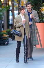 DAKOTA JOHNSON Out for Coffee in New York 11/14/2023