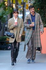 DAKOTA JOHNSON Out for Coffee in New York 11/14/2023