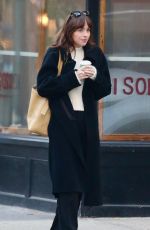 DAKOTA JOHNSON Out for Coffee with a Friend in New York 11/16/2023