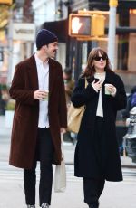 DAKOTA JOHNSON Out for Coffee with a Friend in New York 11/16/2023