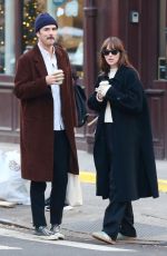 DAKOTA JOHNSON Out for Coffee with a Friend in New York 11/16/2023