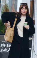 DAKOTA JOHNSON Out for Coffee with a Friend in New York 11/16/2023