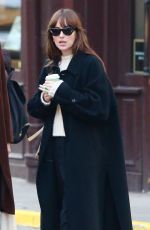 DAKOTA JOHNSON Out for Coffee with a Friend in New York 11/16/2023