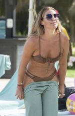 DANIELLE LLOYD in Bikini at Her Hotel Pool in Dubai 11/21/2023
