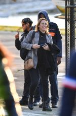 DEBORAH COMPAGNONI Arrives to New York Via Helicopter 11/05/2023
