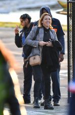 DEBORAH COMPAGNONI Arrives to New York Via Helicopter 11/05/2023