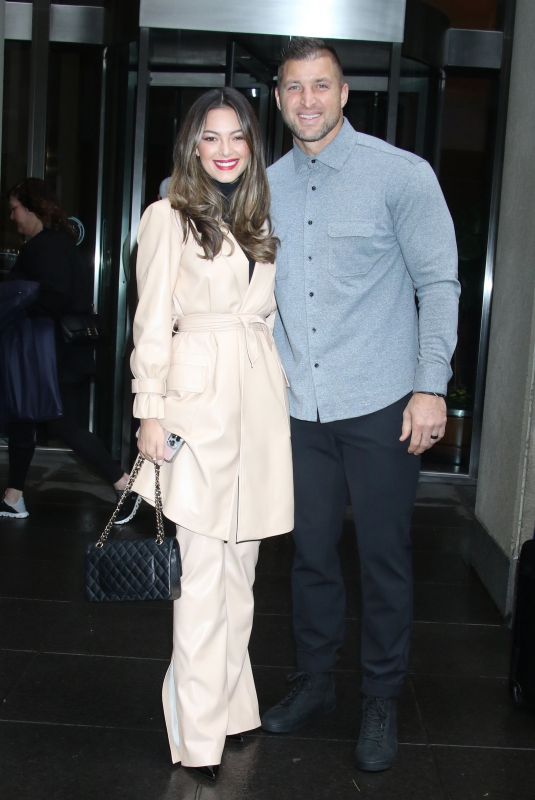 DEMI-LEIGH TEBOW Leaves Fox & Friends Chat Show in New York 11/22/2023