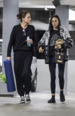 DEMI MOORE and TALLULAH WILLIS Arrives at a Yoga Session in Los Angeles 11/26/2023