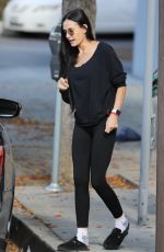 DEMI MOORE Leaves Morning Yoga Class in Studio City 11/25/2023