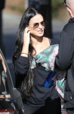 DEMI MOORE Leaves Morning Yoga Class in Studio City 11/25/2023