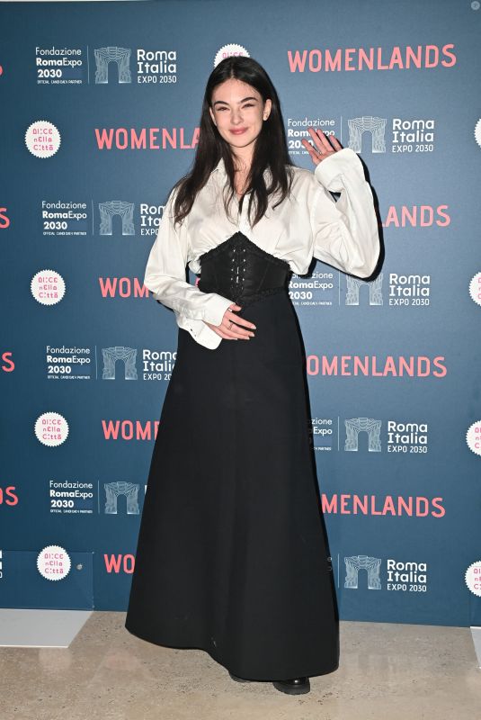 DEVA CASSEL at La Bella Estate Photocall at WomenLands Final Meeting in Rome 11/2720/23