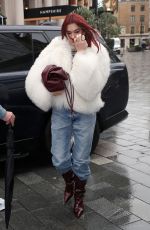 DUA LIPA Arrives at Capital Breakfast Radio in London 11/08/2023