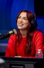 DUA LIPA at Siriusxm Studios in Los Angeles 11/13/2023