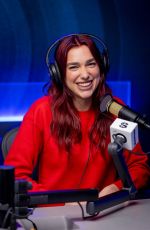DUA LIPA at Siriusxm Studios in Los Angeles 11/13/2023