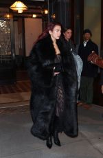 DUA LIPA Leaves Greenwich Hotel in New York 11/28/2023