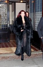 DUA LIPA Leaves Greenwich Hotel in New York 11/28/2023