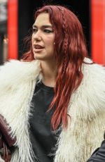 DUA LIPA Leaves Heart Breakfast Show at Global Studios in London 11/08/2023