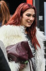 DUA LIPA Leaves Heart Breakfast Show at Global Studios in London 11/08/2023