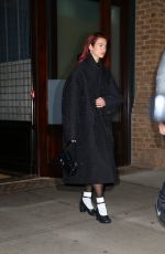 DUA LIPA Leaves Her Hotel in New York 11/29/2023