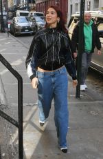 DUA LIPA Out and About in New York 11/29/2023