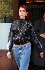 DUA LIPA Out and About in New York 11/29/2023