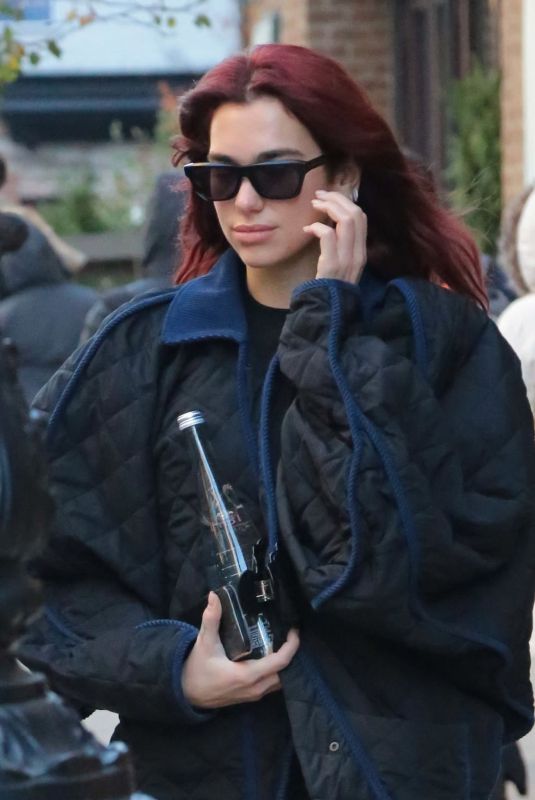 DUA LIPA Out for Early Morning Workout in New York 11/29/2023