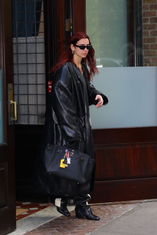 DUA LIPA Out for Lunch in New York 11/28/2023