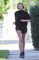 ELIZABETH OLSEN Out Jogging in Los Angeles 11/27/2023