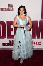 ELIZABETH YU at May December Premiere in Los Angeles 11/16/2023