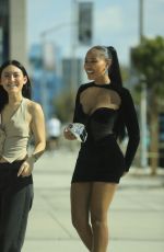 ELLA THOMAS for Pretty Little Thing Photoshoot in West Hollywood 11/07/2023