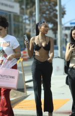 ELLA THOMAS for Pretty Little Thing Photoshoot in West Hollywood 11/07/2023