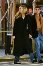 ELLE FANNING and Gus Wenner Night Out in New York 11/03/2023