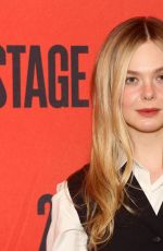 ELLE FANNING at Appropriate Photocall at Sardi
