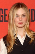 ELLE FANNING at Appropriate Photocall at Sardi