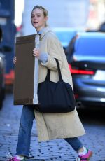 ELLE FANNING Out Shopping in New York 11/16/2023