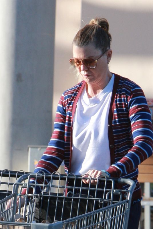 ELLEN POMPEO Out Shopping at Erewhon in Calabasas 11/09/2023