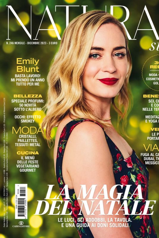 EMILY BLUNT in Natural Style Magazine, December 2023