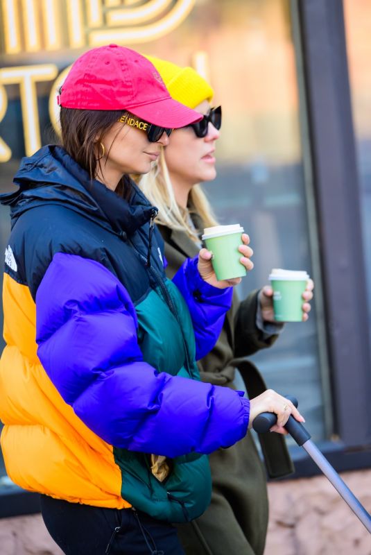 EMILY RATAJKOWSKI Out for Coffee with a Friend in New York 11/13/2023