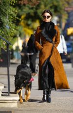EMILY RATAJKOWSKI Out for Coffee with Her Dog in New York 11/15/2023