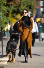 EMILY RATAJKOWSKI Out for Coffee with Her Dog in New York 11/15/2023
