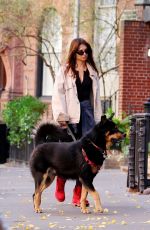 EMILY RATAJKOWSKI Walking Her Dog Out in New York 11/24/2023