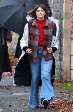 EMMA APPLETON on the Set of New Paramount Plus Series The Road Trip in Bristol 11/17/2023