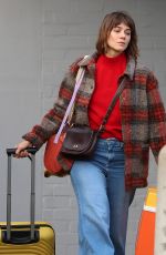 EMMA APPLETON on the Set of New Paramount Plus Series The Road Trip in Bristol 11/17/2023