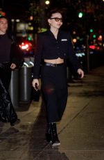 EMMA CHAMBERLAIN Arrives at OBJ’s Birthday Party in New York 11/06/2023