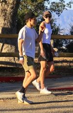 EMMA CORRIN and Rami Malek Out Hiking in Los Angeles 11/02/2023