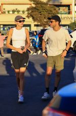EMMA CORRIN and Rami Malek Out Hiking in Los Angeles 11/02/2023