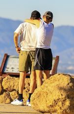EMMA CORRIN and Rami Malek Out Hiking in Los Angeles 11/02/2023